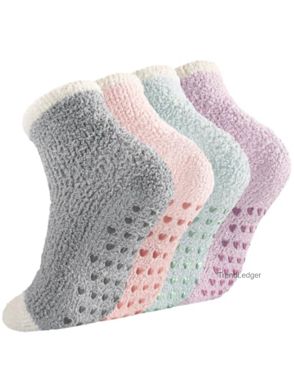 Fuzzy Non Slip Slipper Socks Cozy Winter Gift for Women